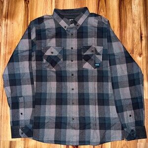 Kavu Plaid Button-Down - Men’s Large